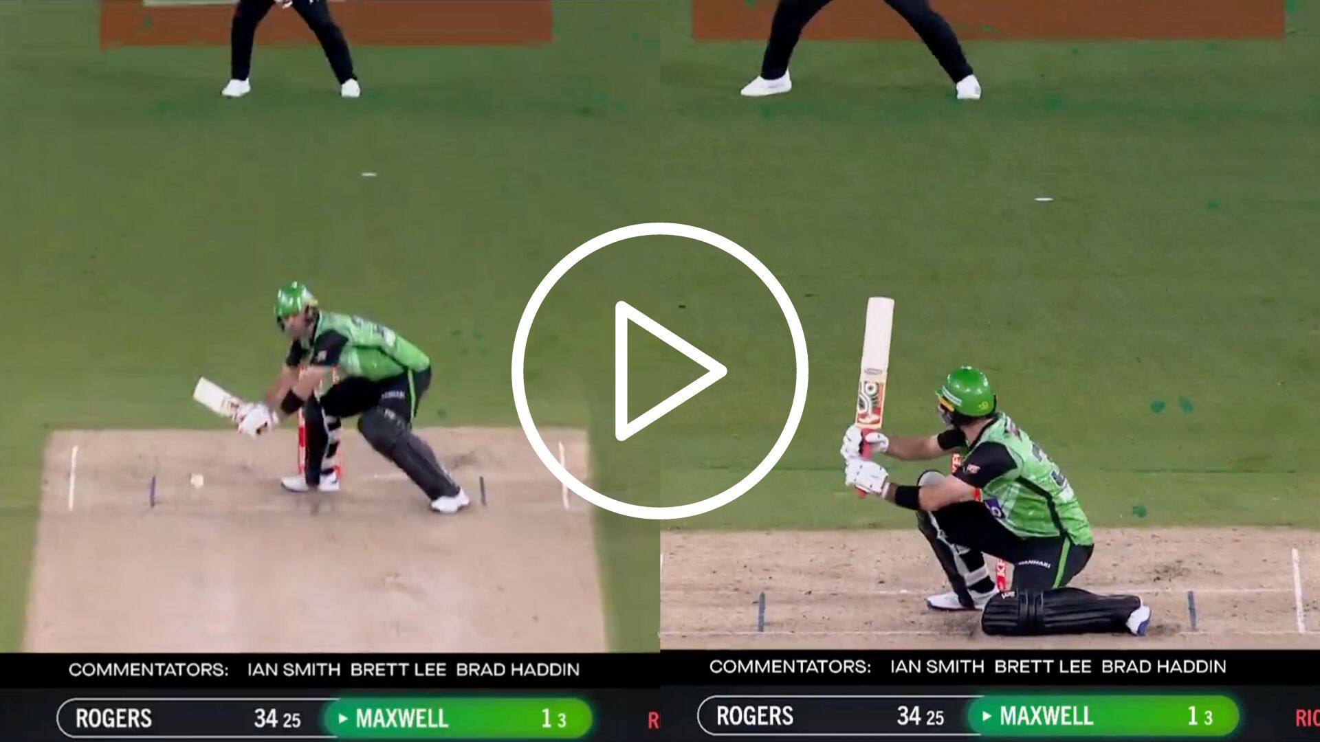 [Watch] Glenn Maxwell's Freak Shot Stuns Fans As He Guides Melbourne Stars To Victory